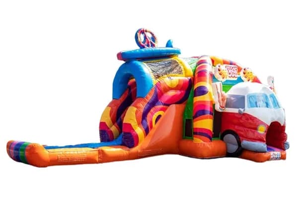 Multiplay Super Bouncy Castle Hippie