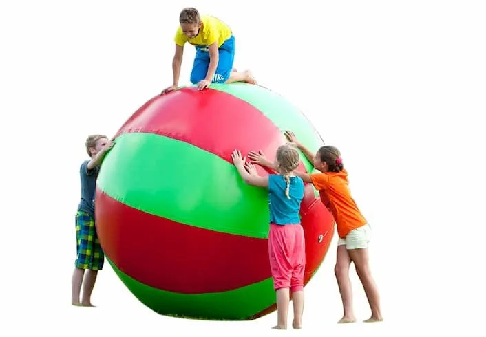 Super ball 1,5m green/red