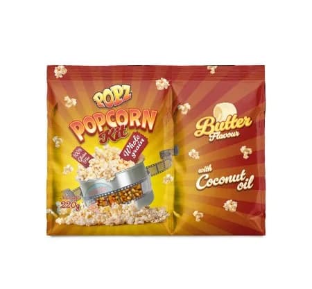 PopcornKit 220g - (6-8oz) 50 stk.