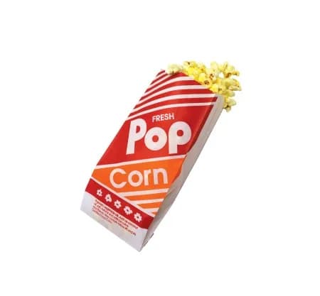 Popcornpose 0,4L - 1000 stk.