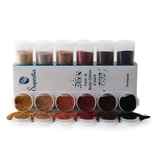Steampunk Fine Glitter Mix 6-pack