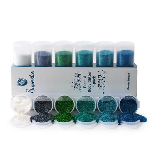Ocean Breeze Fine Glitter Mix 6-pack