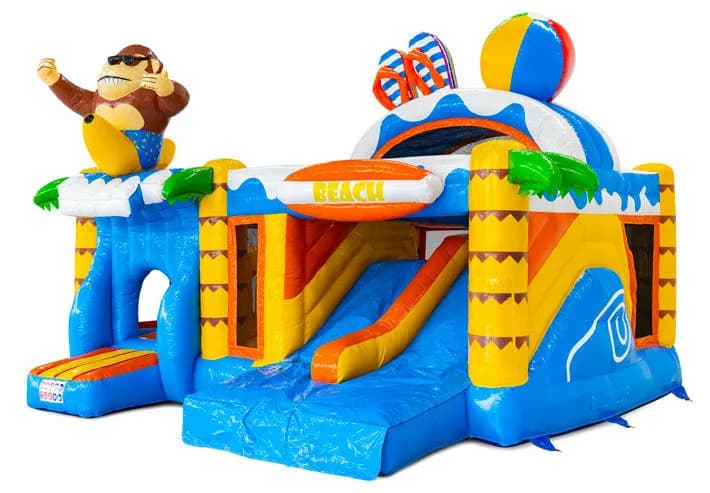 Multiplay Doubleslide Beach Bouncy Castle