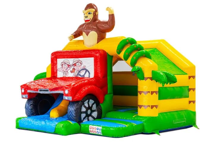 Slide Combo Doubleslide Gorilla Bouncy Castle