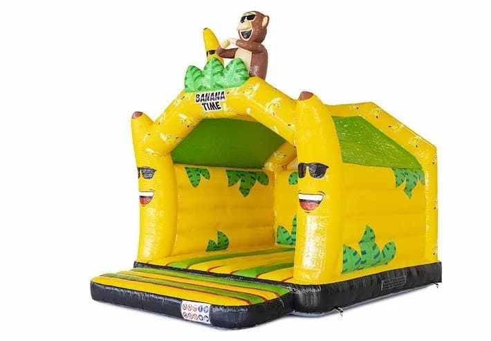 Standard Bouncy Castle Banana Monkey
