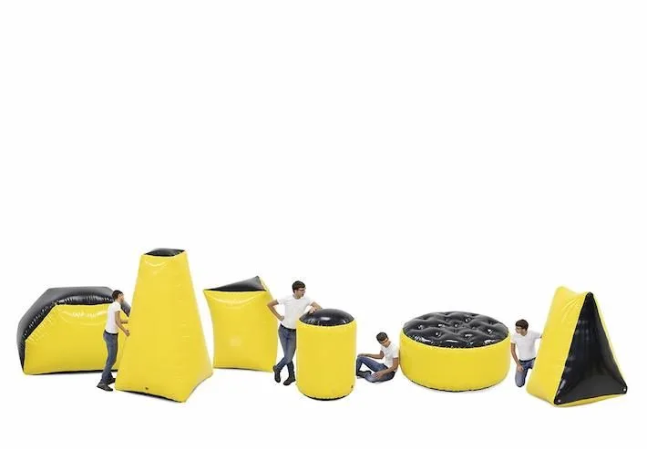 Battle Obstacle Set Yellow (6 pieces)