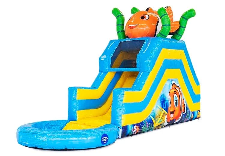 Garden Slide Seaworld 2 Bouncy Castle