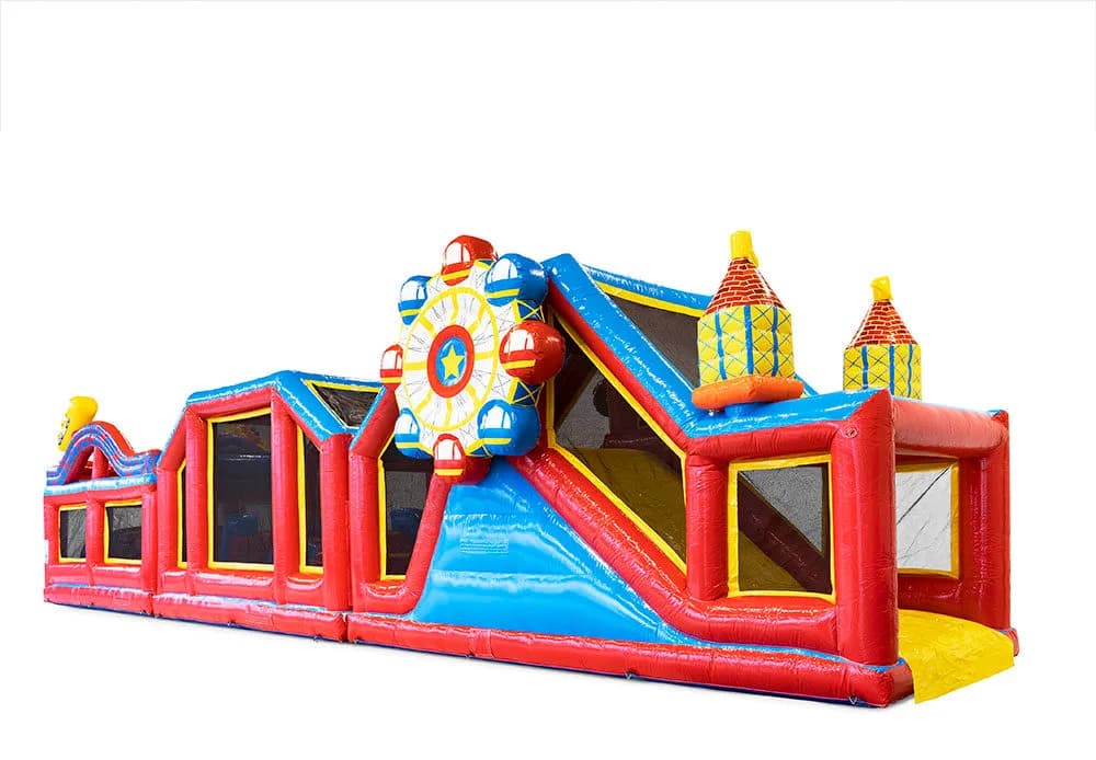 Modular obstacle course Roller coaster 19m