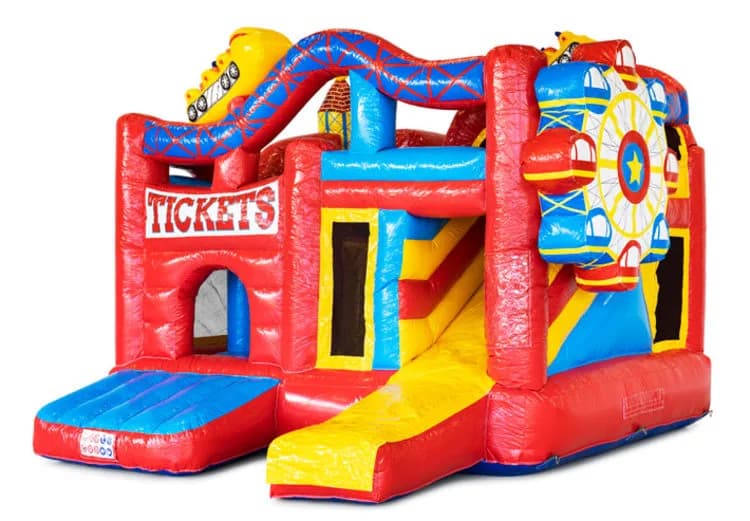 Multiplay Rollercoaster Bouncy Castle