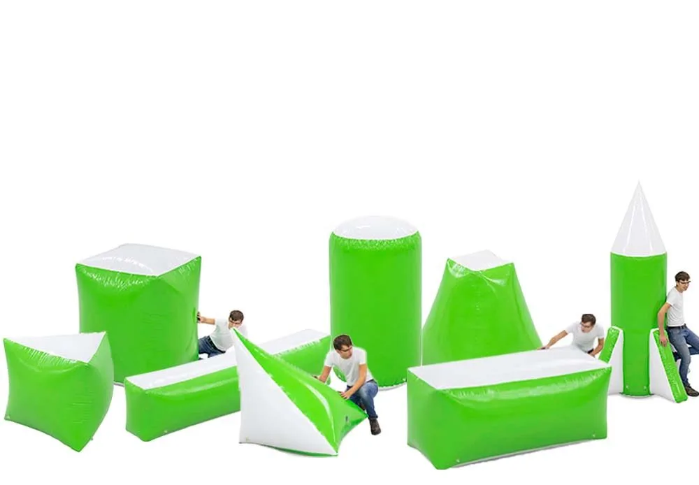 Battle Obstacle Set Green (8 pieces)