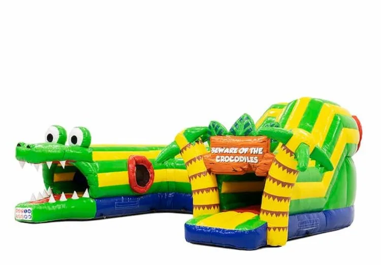 Tunnel Crocodile Bouncy Castle