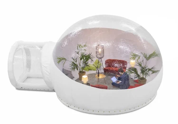 Modular Privacy Dome 4m + Transparent Access Tunnel