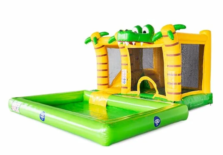 Multi Splash Bounce Crocodile Bouncy Castle