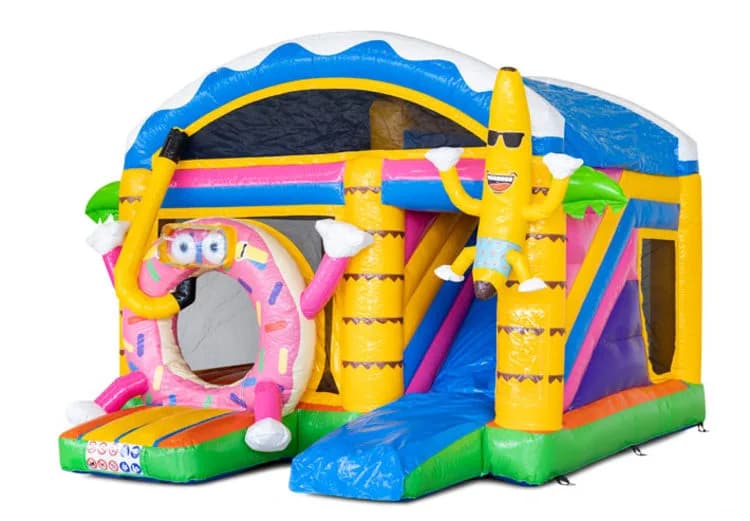 Multi Box Covered Summer Party Bouncy Castle