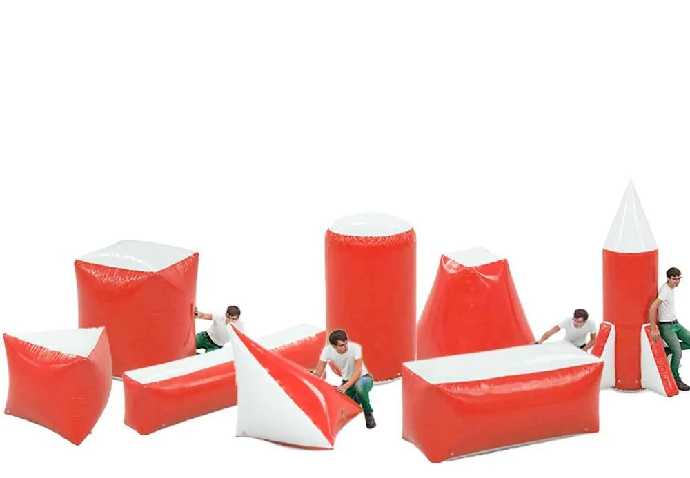 Battle Obstacle Set Red (8 pieces)