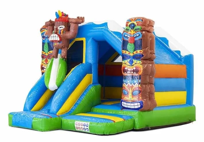 Slide Combo Aloha Bouncy Castle