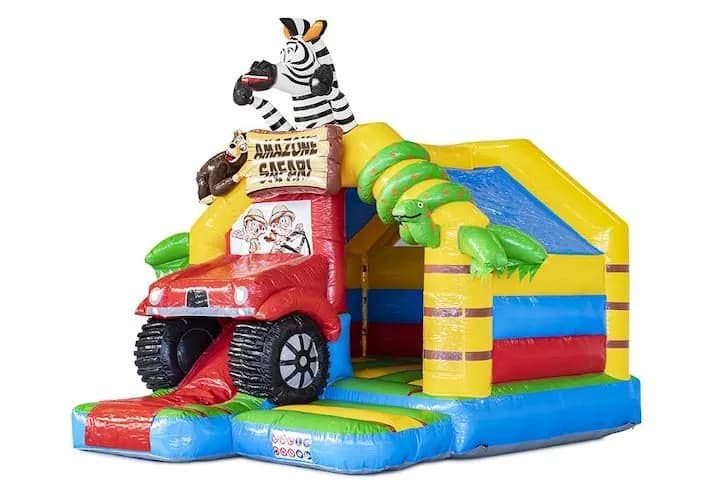 Slide Combo Amazon Safari Bouncy Castle