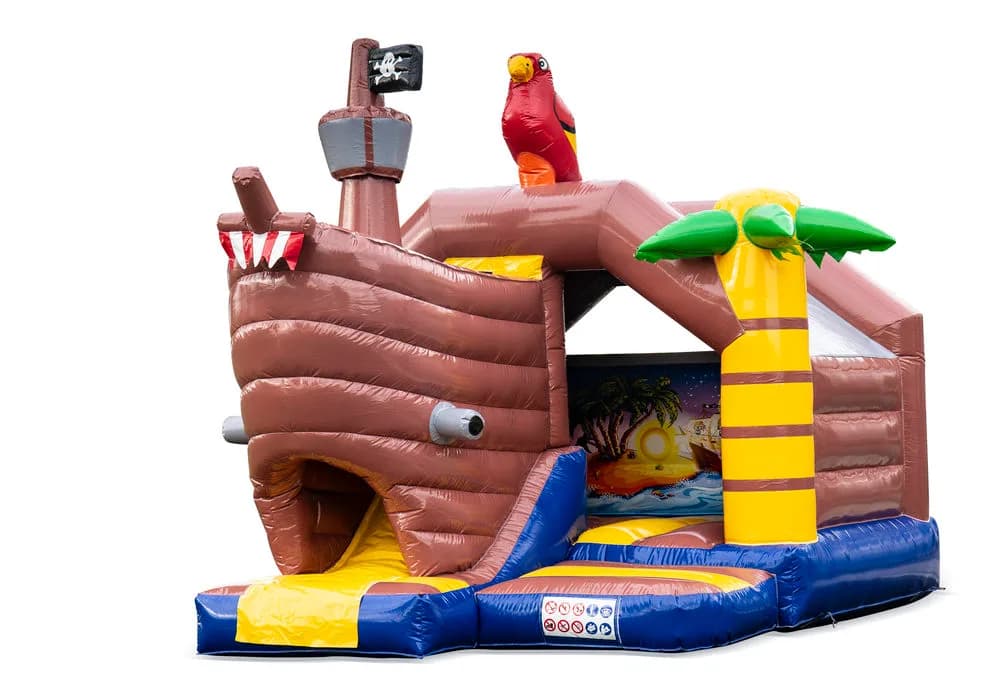 Slide Combo Pirate Bouncy Castle