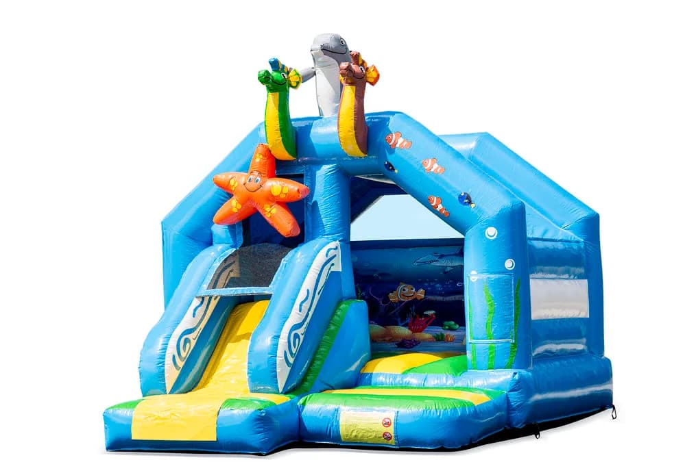 Slide Combo Seaworld Bouncy Castle