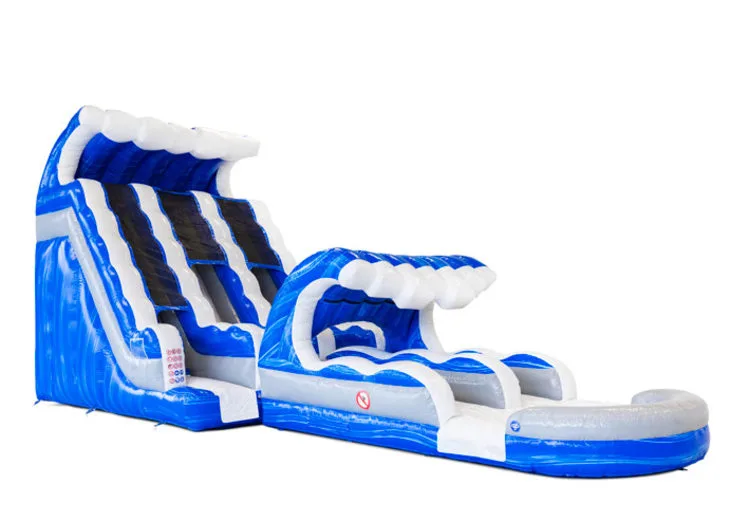 Slip n"waterslide D18 - Blue White Silver