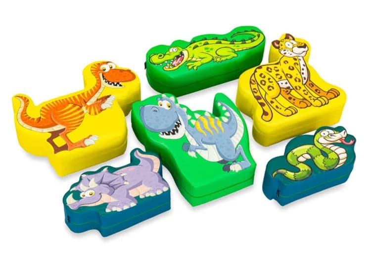 Softplay Themeset Jungle Dino (6-piece)