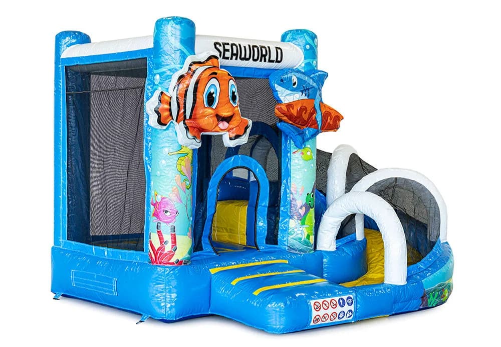 Mini with slide Seaworld Bouncy Castle