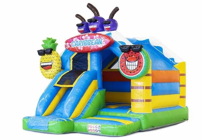 Slide Combo Caribbean Bouncy Castle