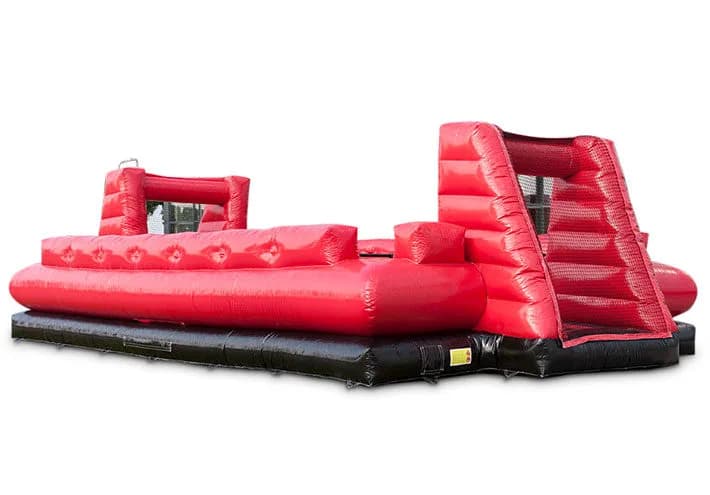 Human Football with bed