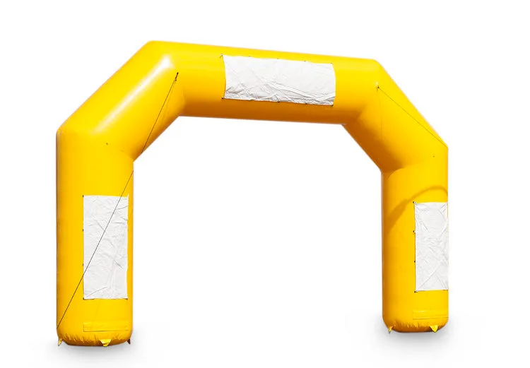 Standard arch with blank banners Yellow 9x6m