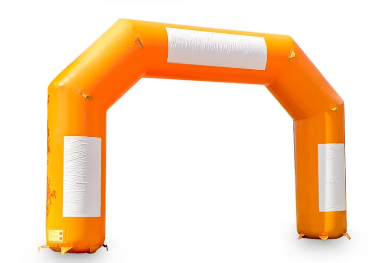 Standard arch with blank banners Orange 9x6m
