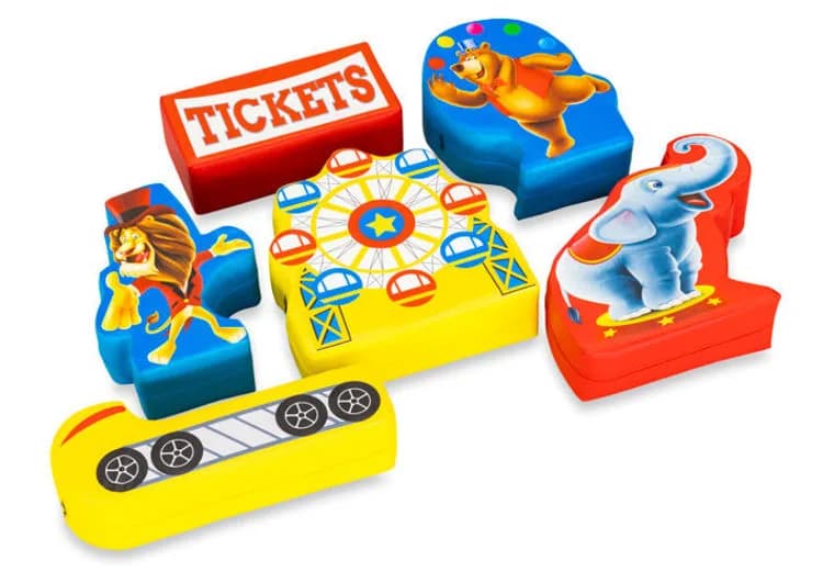Softplay Themeset Rollercoaster (6-piece)