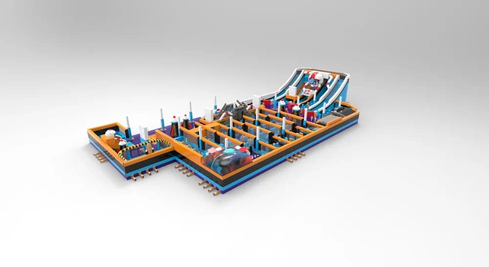 Inflatable park XL22 - 1000m²