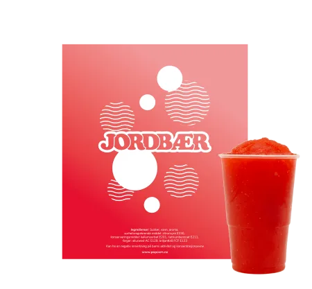 Slush Jordbær 5 liter
